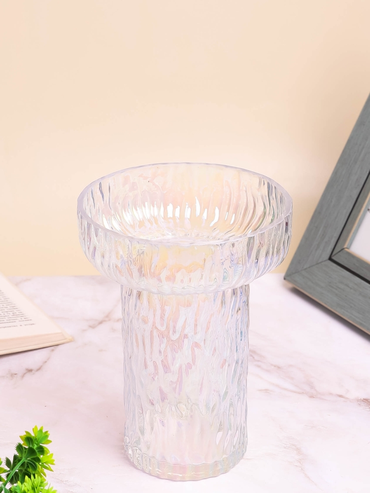 Ваза стекло h20 d14см К 218 прозрачный Ваза стекло h20 d14см К 218 прозрачный