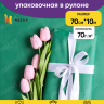 Бумага крафт 70г/м2, 70см x 10м, Тонировка, зеленый