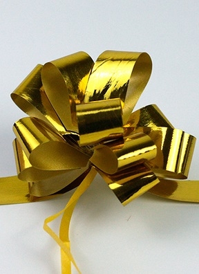 Бант шар металл 18, 10шт. золотой Бант шар металл 18, 10шт. золотой