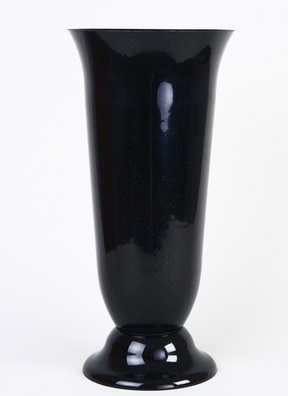 Ваза гладкая D21 H42 черная