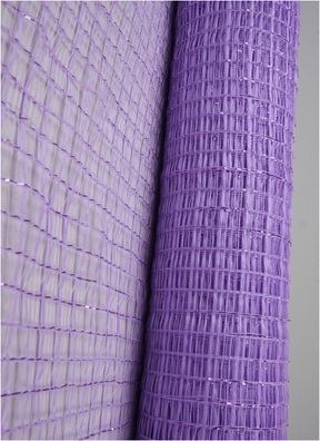 Сетка Акцент с люрексом 53см х 6м сиреневый