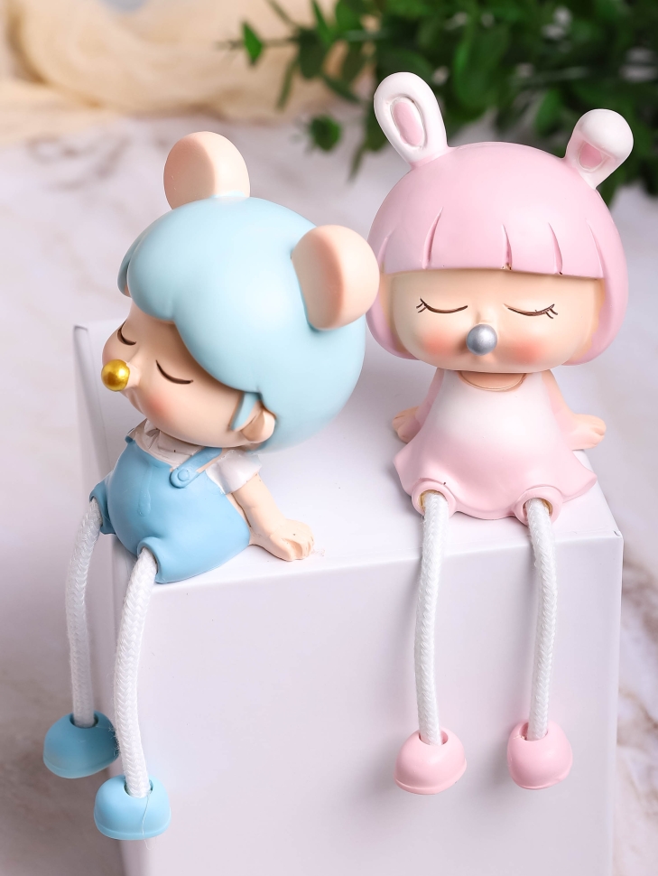 Фигурки 2шт. Дети 6,5х6х10см 5017 Фигурки 2шт. Дети 6,5х6х10см 5017