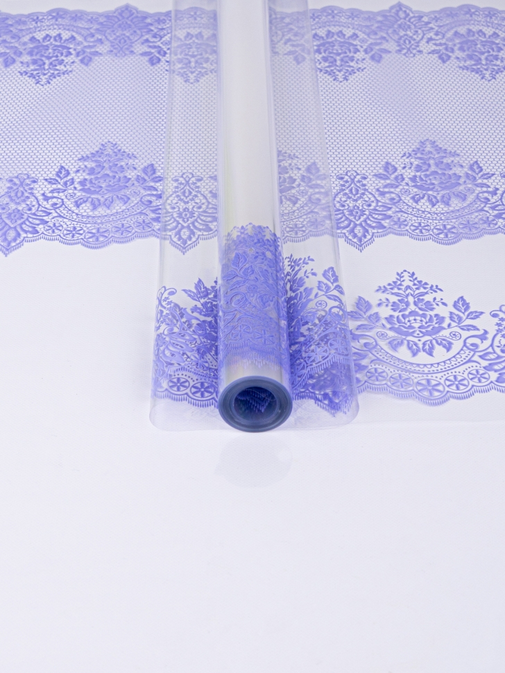 Пленка цветная 60см Ажур сиреневый классик Пленка цветная 60см Ажур сиреневый классик