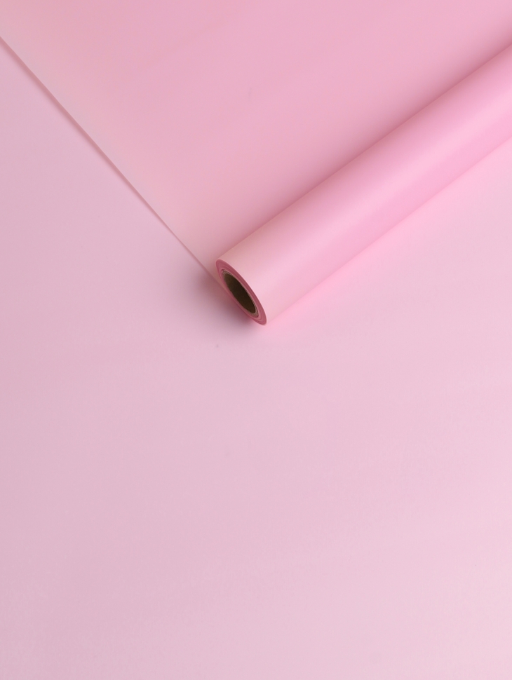 Пленка матовая 40мкм 58см х 10м Воздух розовый светлый Пленка матовая 40мкм 58см х 10м Воздух розовый светлый