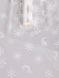 Пленка цветная Подарки 70см белый