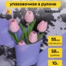 Пленка матовая 55мкм 58см х 10м РЦ Blot сиреневый Пленка матовая 55мкм 58см х 10м РЦ Blot сиреневый