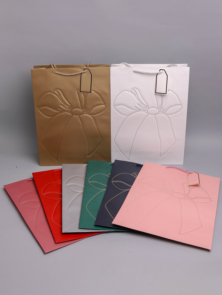 Сумочка подарочная 31х42x12см 5-036 бант микс Сумочка подарочная 31х42x12см 5-036 бант микс
