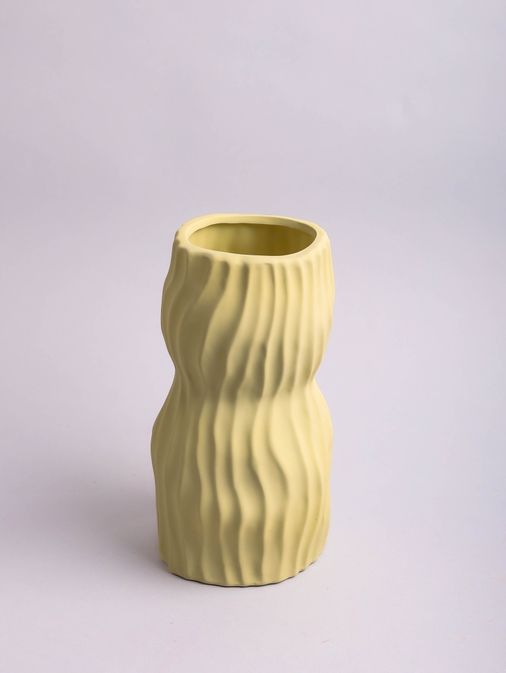 Ваза керамика 24х13см KQ650M салатовый