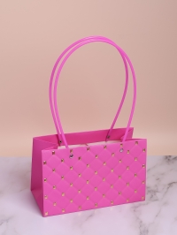 Сумочка для цветов 22х13,5х10,5см 3D М311 малиновый