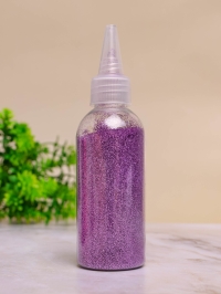 Блестки 80г К с дозатором сиреневые