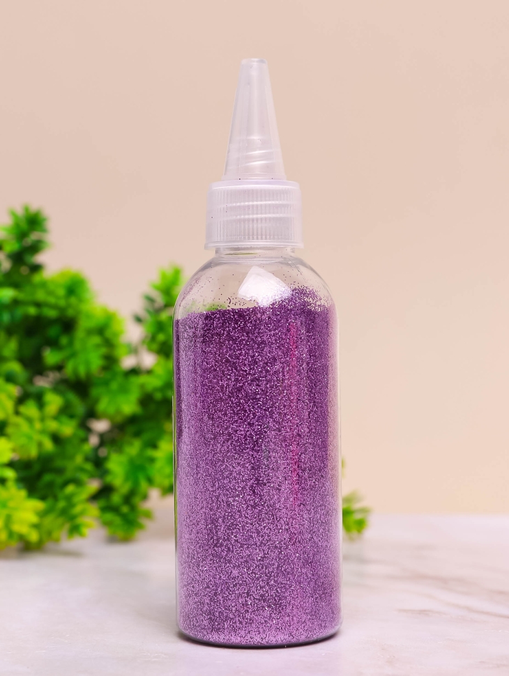 Блестки 80г К с дозатором сиреневые Блестки 80г К с дозатором сиреневые