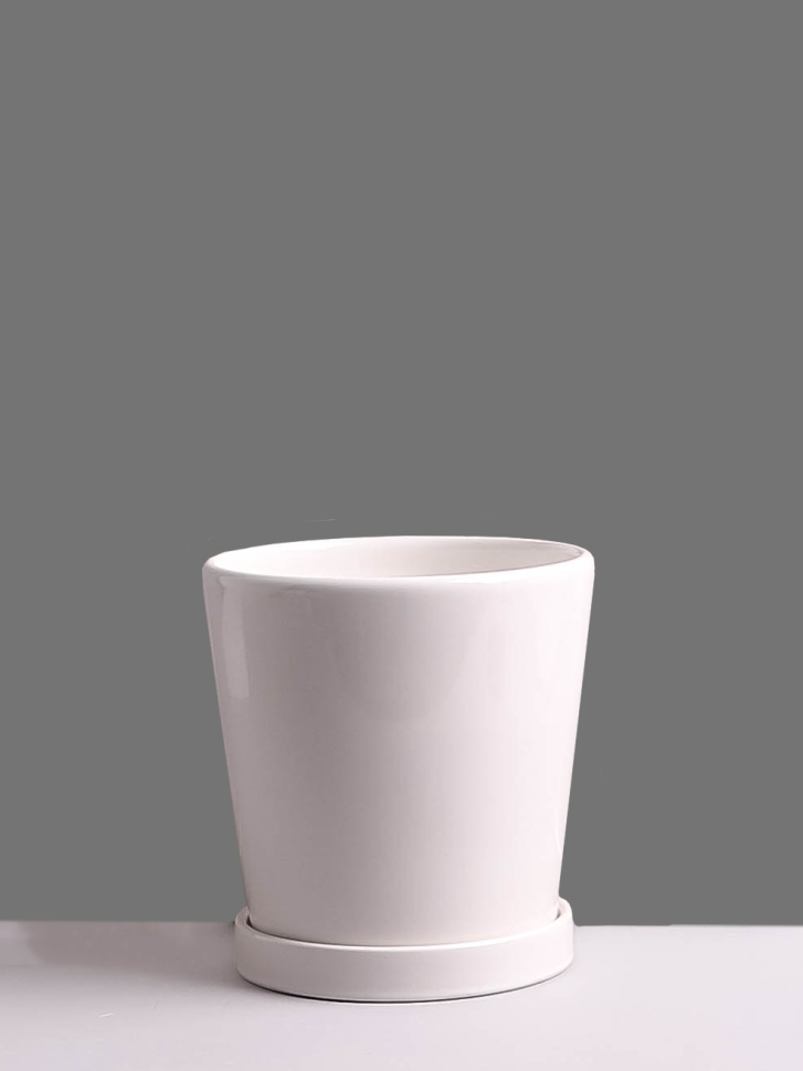 Кашпо керамика 24х24х24,5см TX69C025 белый Кашпо керамика 24х24х24,5см TX69C025 белый