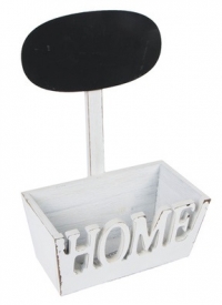 Ящик деревянный с грифельной табличкой  9х9.5х20/30см &quot;HOME&quot;