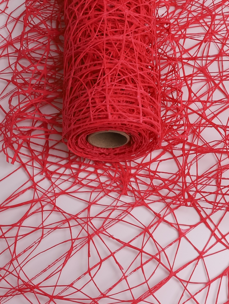 Сетка Сизаль 53см х 5ярд малиновый Сетка Сизаль 53см х 5ярд малиновый