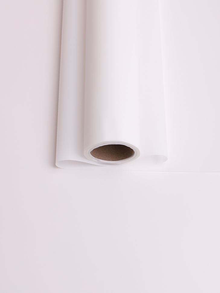Пленка матовая 60см х 10м  на втулке белый