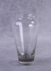 Ваза стекло Весна №2589, H18 D9