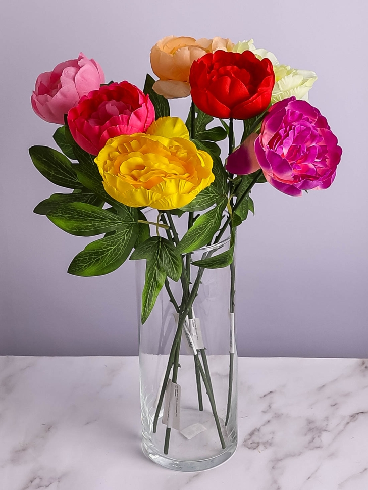 ИЦ Пион 50см d9см АЛРИКА микс