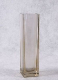 Ваза стекло Квадратная №2585 21х5,5х5,5см Олень