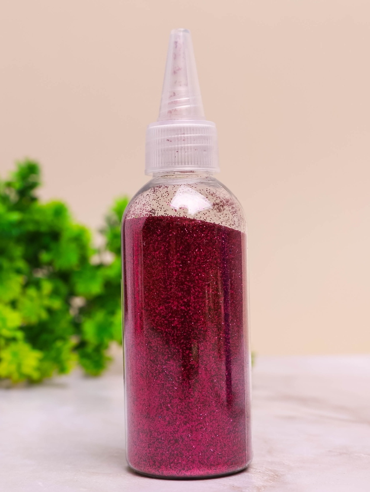 Блестки 80г К с дозатором фуксия Блестки 80г К с дозатором фуксия