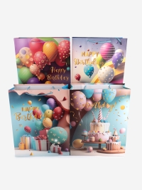 Сумочка День Рождения 6684 31х40x12см микс