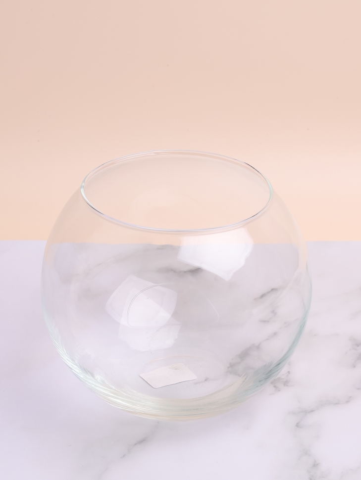 Ваза стекло Шаровая №2071 7,5л, D18x22см