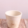 Кашпо из пластика "Классика-Нежность" 3л. h16.5,d19,5см кремовый