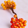 Ягоды на проволоке d1,5х7см 50шт оранжевый Ягоды на проволоке d1,5х7см 50шт оранжевый