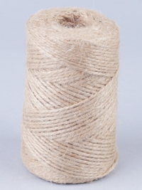 Шпагат натуральный джутовый 1250 текс 2-х ниточн. 1,0мм х 140м 