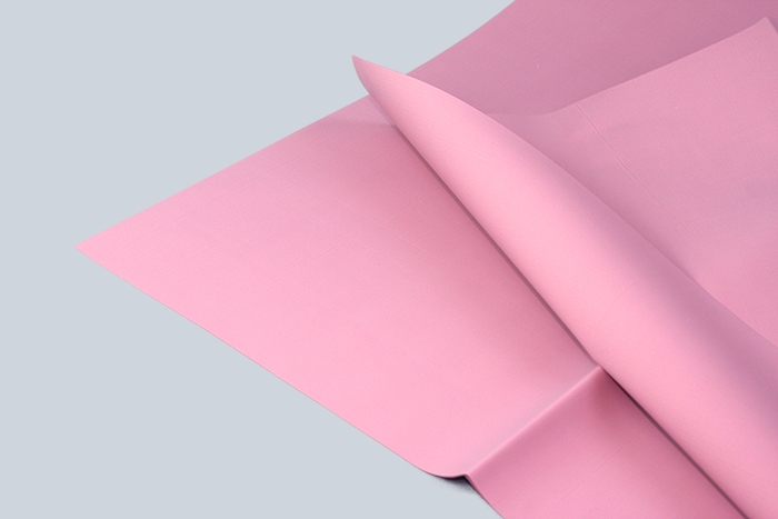 Пленка матовая 58см х 58см 60мкм 10 листов, розовый пыльный