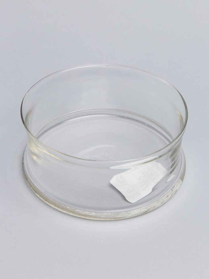 Ваза стекло Роми №2193, D15,5x6,5см  розетка