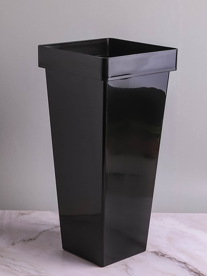 Ваза гладкая H41хD19,5/12,5см пластиковая 2003A черный Ваза гладкая H41хD19,5/12,5см пластиковая 2003A черный