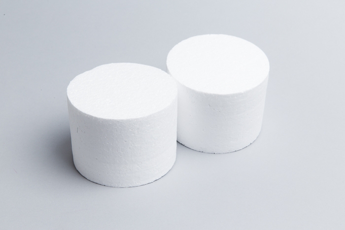 Заготовка из пенопласта "Цилиндр"   h8хd10см из 2шт