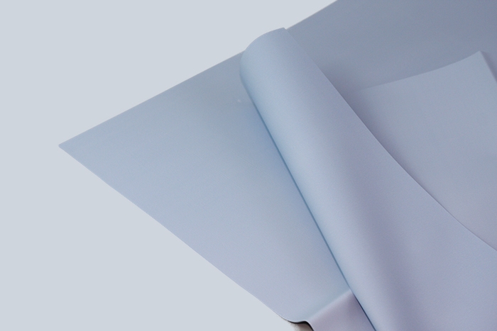 Пленка матовая 58см х 58см 60мкм 10 листов, голубой туман