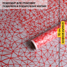 Пленка матовая Паутинка 70см х 10м красный