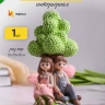 Фигурка Пара сидит под деревом 10х10х19см K293 без книги Фигурка Пара сидит под деревом 10х10х19см K293 без книги