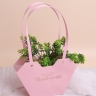 Сумочка для цветов H15х23х9см розовый Сумочка для цветов H15х23х9см розовый