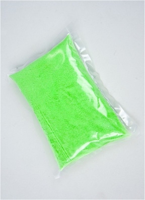 Песок кварцевый 200гр салатовый