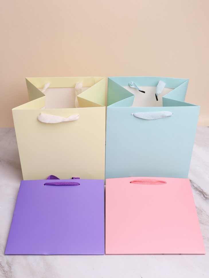 Сумочка подарочная Люкс (25х25х25см) микс