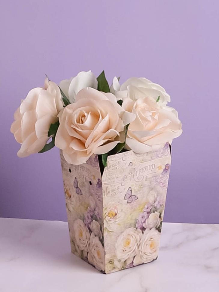 Плайм пакет H150 D120/90 Белые розы