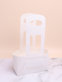 Плайм пакет для цветов прямоугольник H30х21х11см Fashion белый