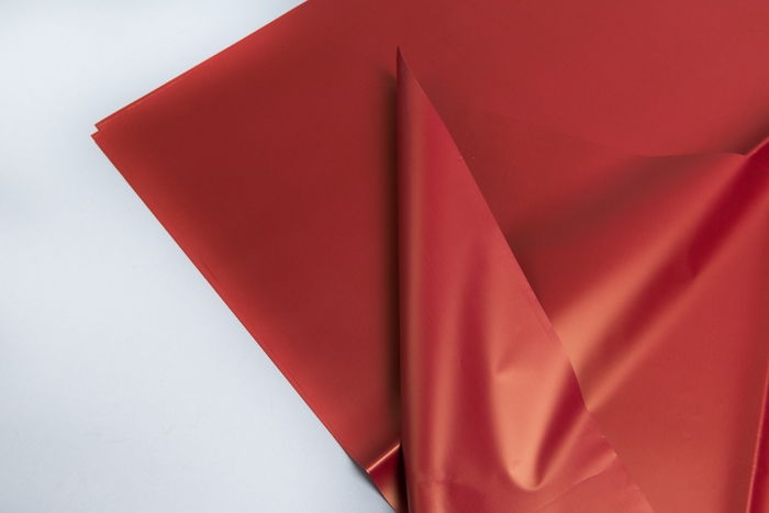 Пленка матовая 58см х 58см 60мкм 10 листов, вишня