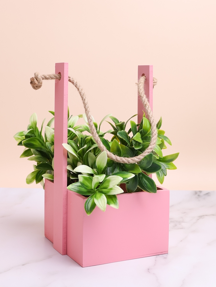 Ящик Флора H23/8,3х12,5см № 7 розовый