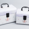 Коробка сундучок набор из 2шт 22x17x17,8см W7162-1 единорог на белом Коробка сундучок набор из 2шт 22x17x17,8см W7162-1 единорог на белом