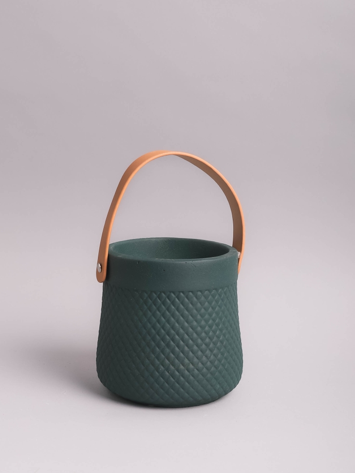 Кашпо керамика 14х14х14см ZY2141-14 зеленый Кашпо керамика 14х14х14см ZY2141-14 зеленый