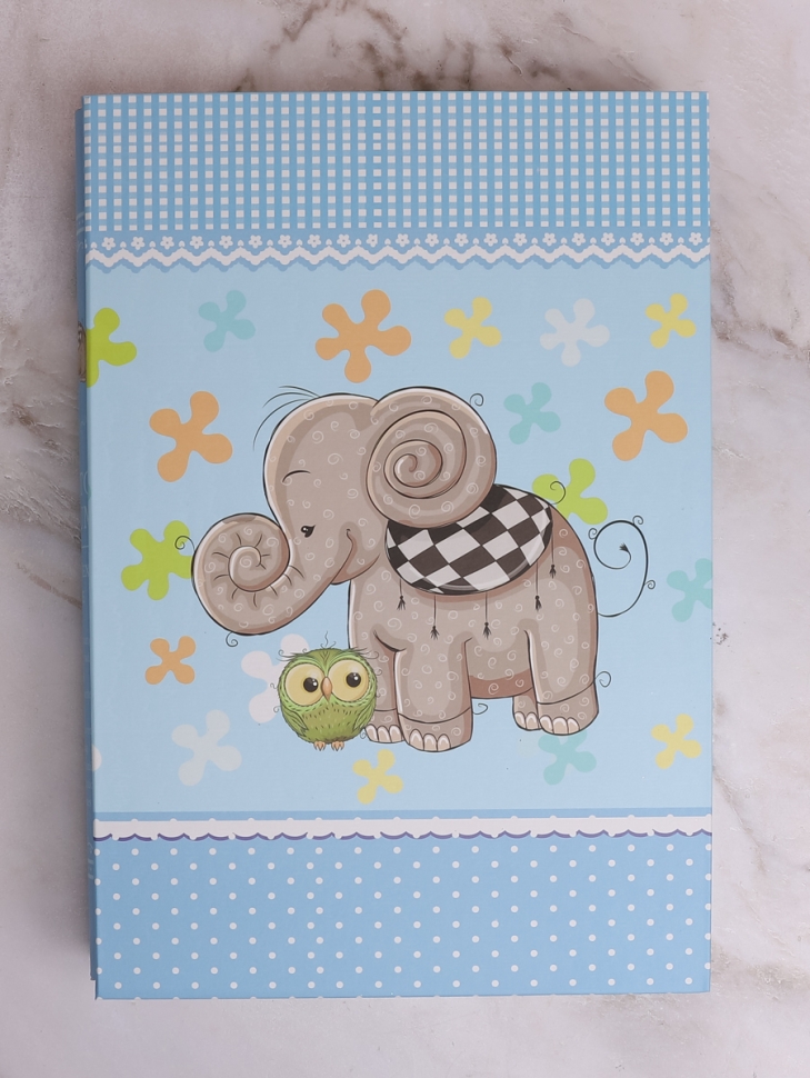 Фотоальбом 10х15см 6800, 180 фото слон на синем кат 2