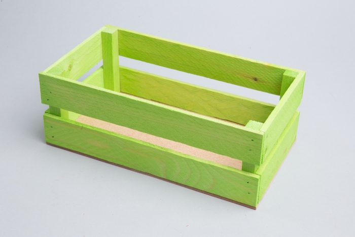 Ящик деревянный 24х13хh8см салатовый Ящик деревянный 24х13хh8см салатовый