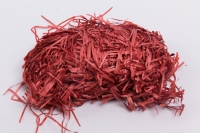 Наполнитель флористический бумажный 100г бордовый