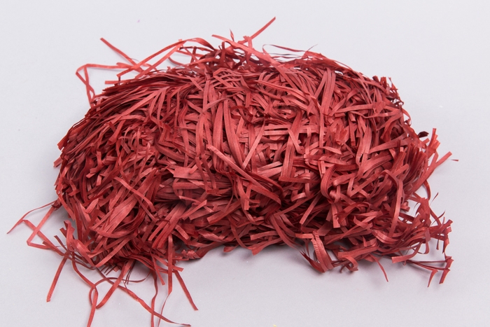 Наполнитель флористический бумажный 100г бордовый Наполнитель флористический бумажный 100г бордовый