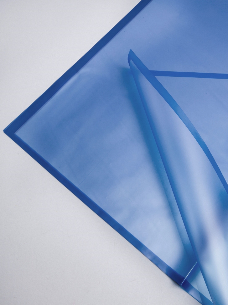 Пленка матовая 58смх58см 10 листов 50мкм фрост с каймой синий Пленка матовая 58смх58см 10 листов 50мкм фрост с каймой синий