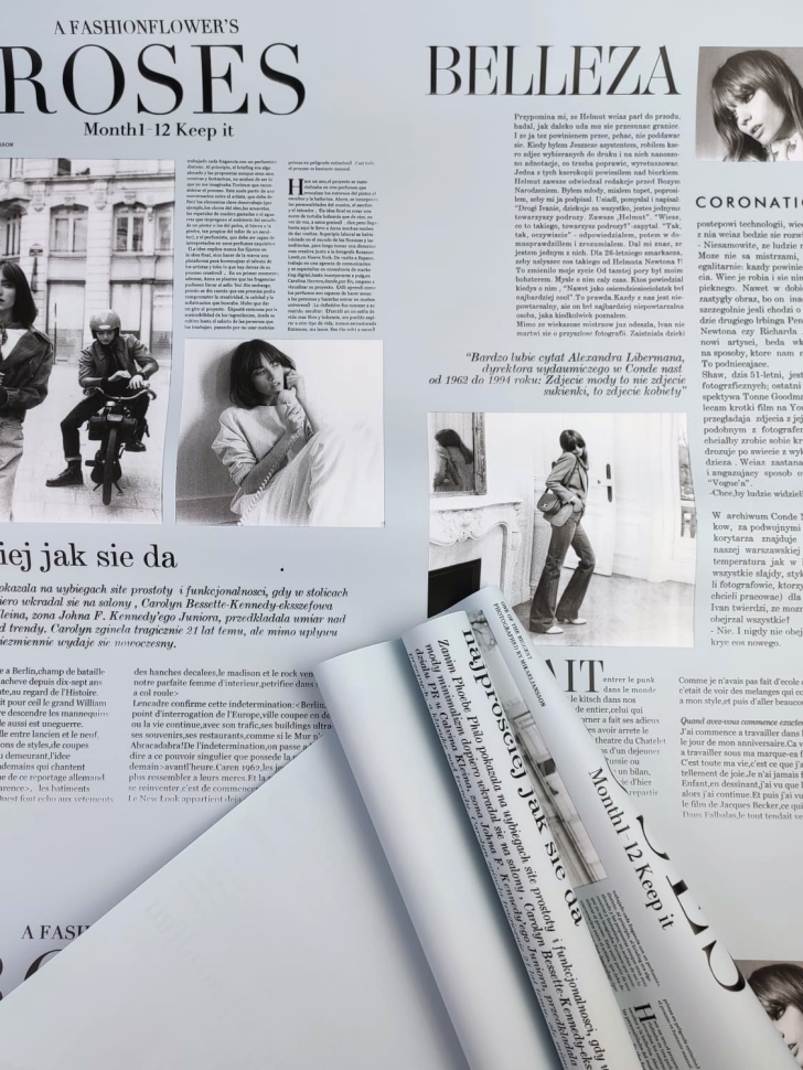 Пленка матовая 65мкм 58см х 10м газета ROSES голубой Пленка матовая 65мкм 58см х 10м газета ROSES голубой